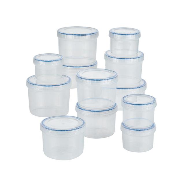 Lock n Lock Easy Essentials 24-Pc. Twist Food Storage Containers
