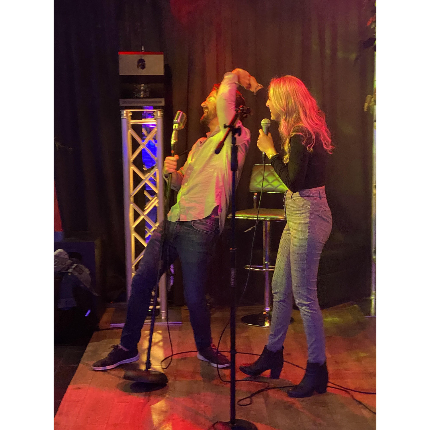 After this epic benihana-karaoke date is when we shared our first "I love you"s