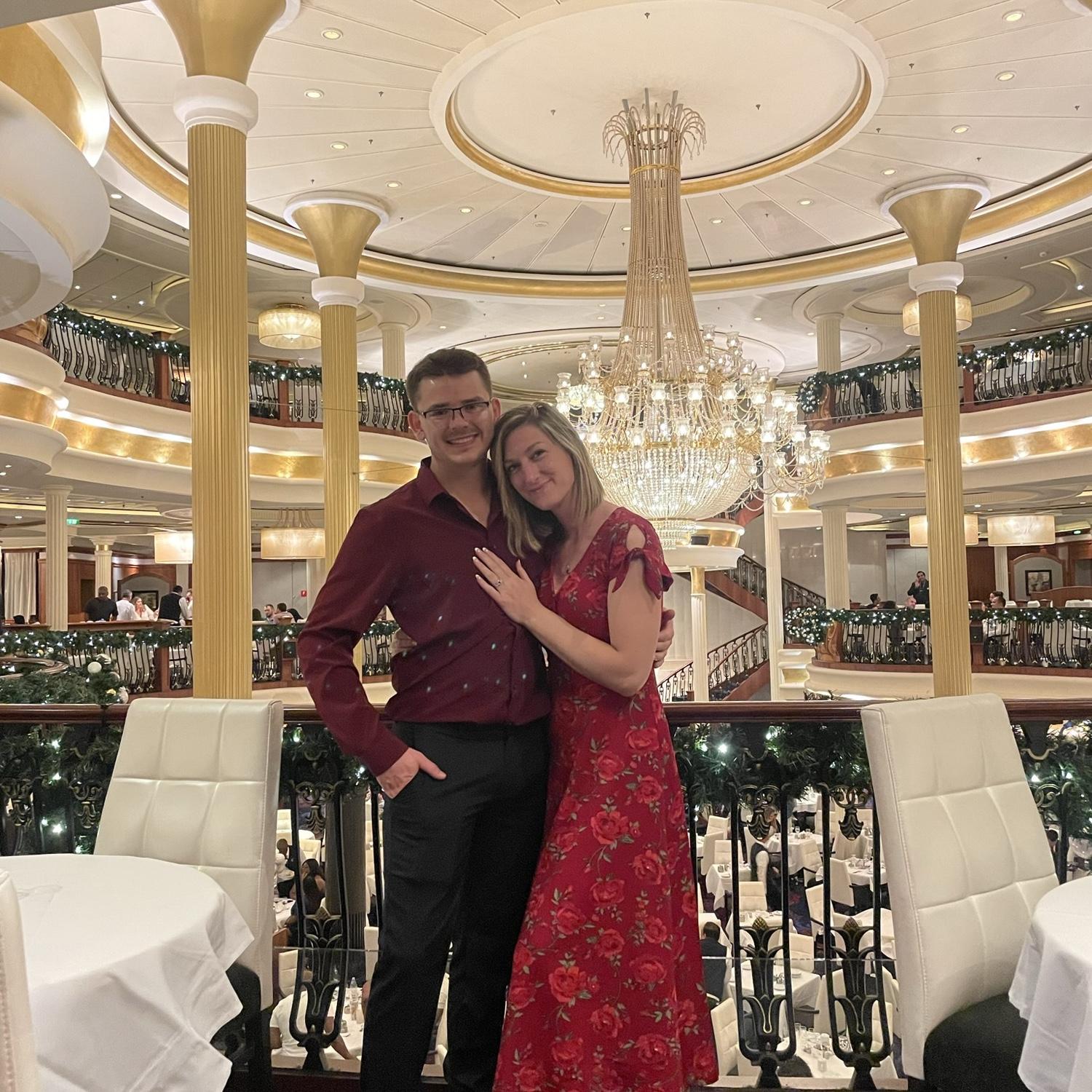 The night we got engaged!!!