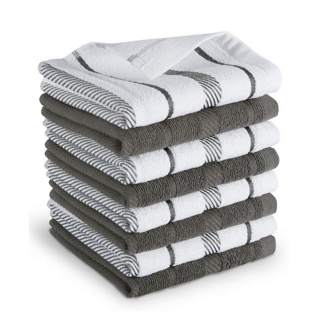 KitchenAid Albany Dishcloth 8 Pack Set, 12" x 12"
