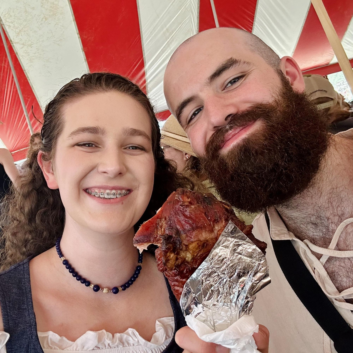 Date at the Renaissance Fair! Daniel and Delaney share a love of medieval fantasy and turkey legs. 2023