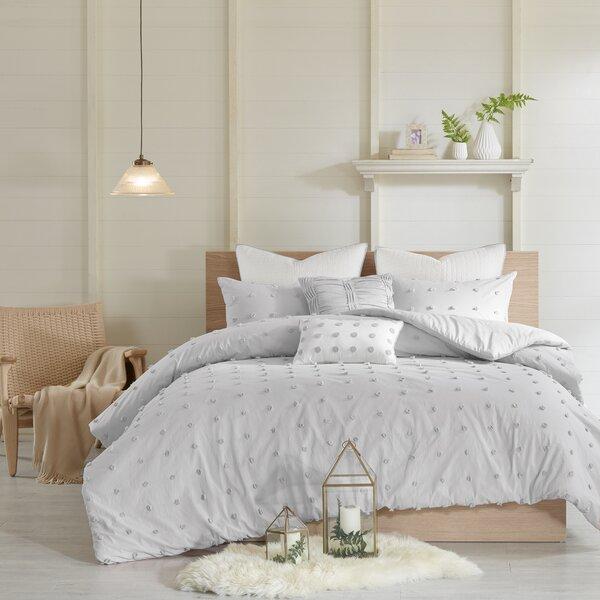 Aiden Duvet Cover Set Cal King - Navy