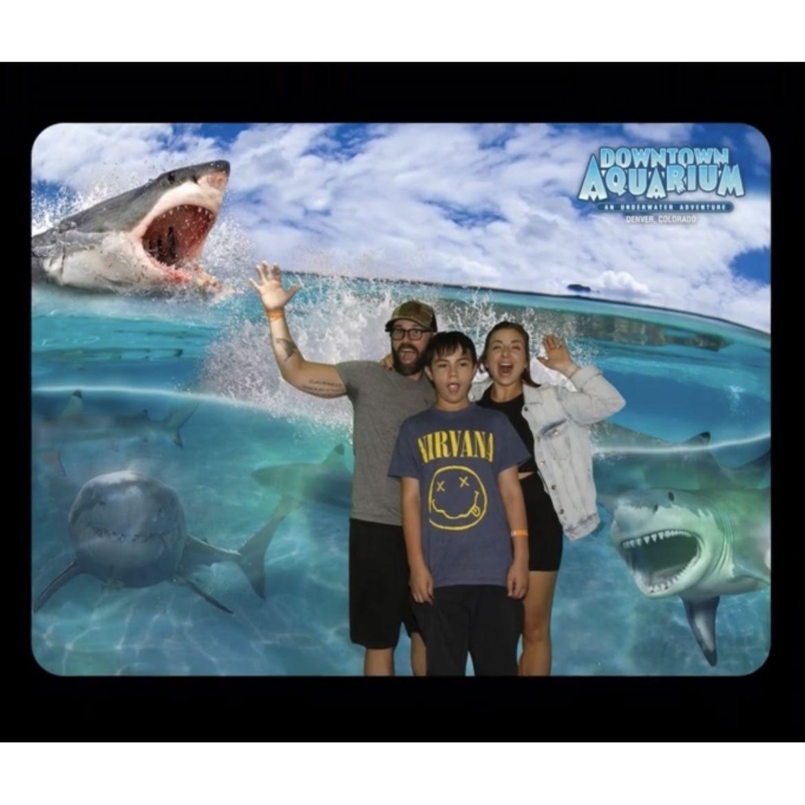 Trying to stay alive at the Denver Aquarium!
