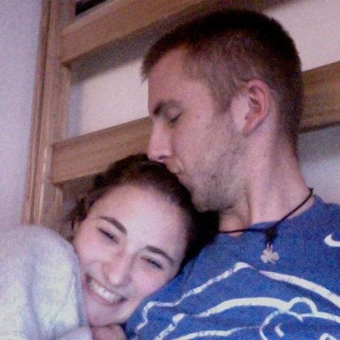 One of our first pics we took together as a couple back in college!