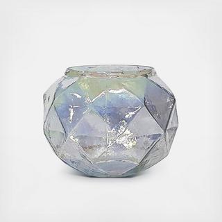 Iridescent Glass Votive Holder