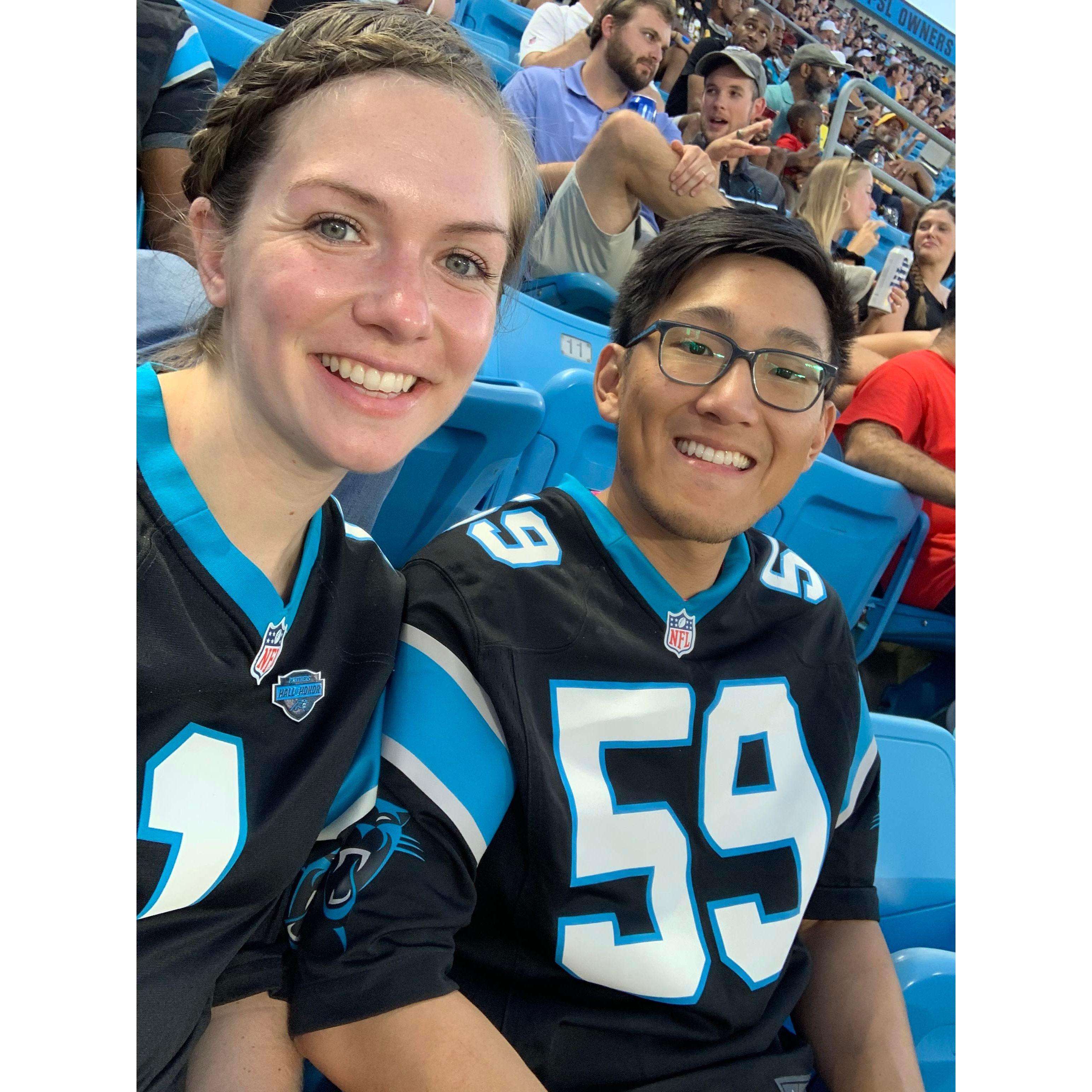 McKenna's first Panther's game