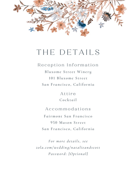 Spasso | Dark Olive | Zola Wedding Enclosure Cards