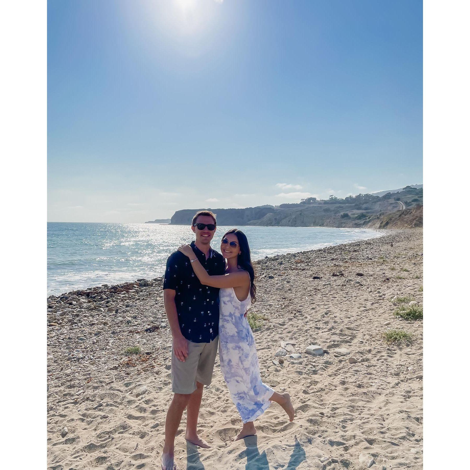 Celebrating a Brandlin cousin graduation at Portuguese Bend