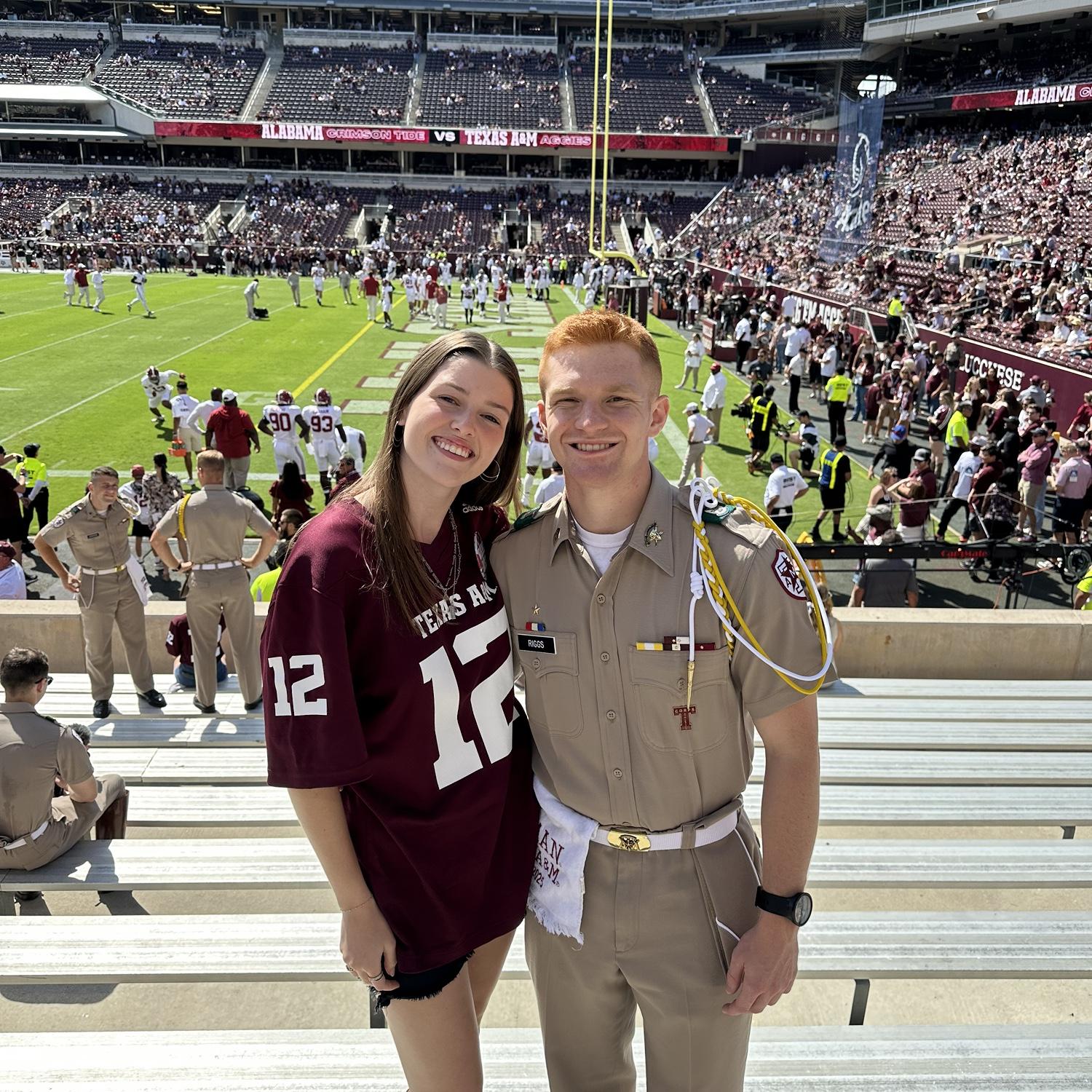10/07/2023.
One of our many Aggie football games together 🏈