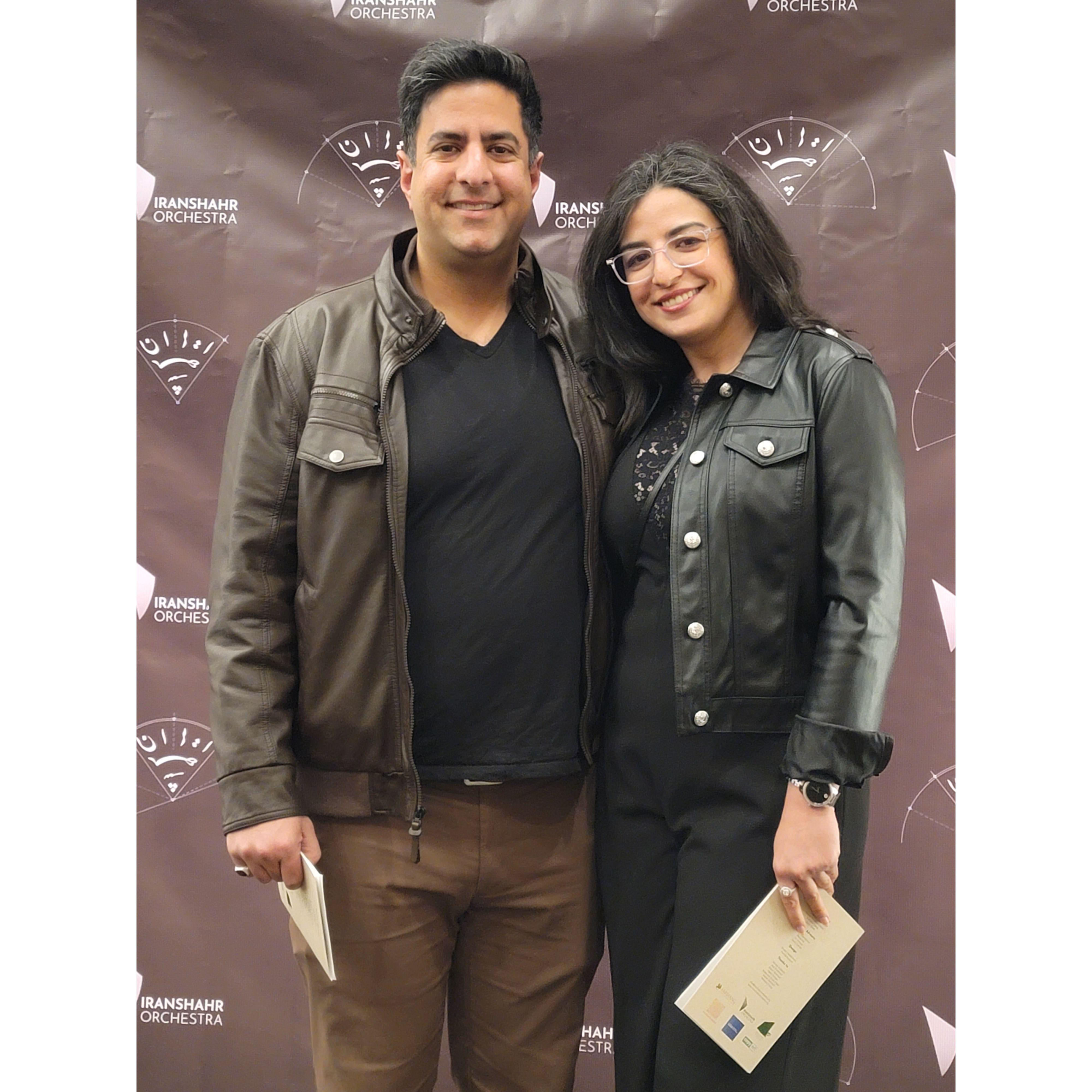 We went to see Sohrab Pournazeri, famous Iranian musician, live in Los Angeles - Great Show!