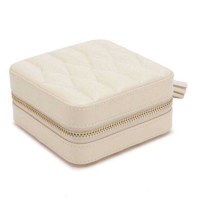 Caroline Zip Travel Case, Ivory