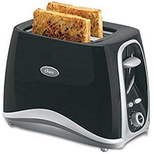 BLACK+DECKER 2-Slice Extra Wide Slot Toaster, Classic Oval, Black with Stainless Steel Accents, TR1278B