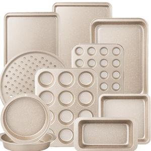 10-Piece Gold Nonstick Bakeware Set
