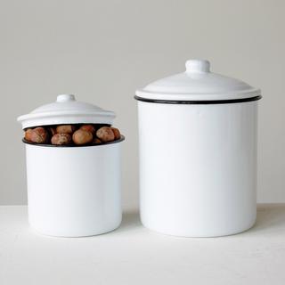 Urban Homestead 2-Piece Enameled Canister Set