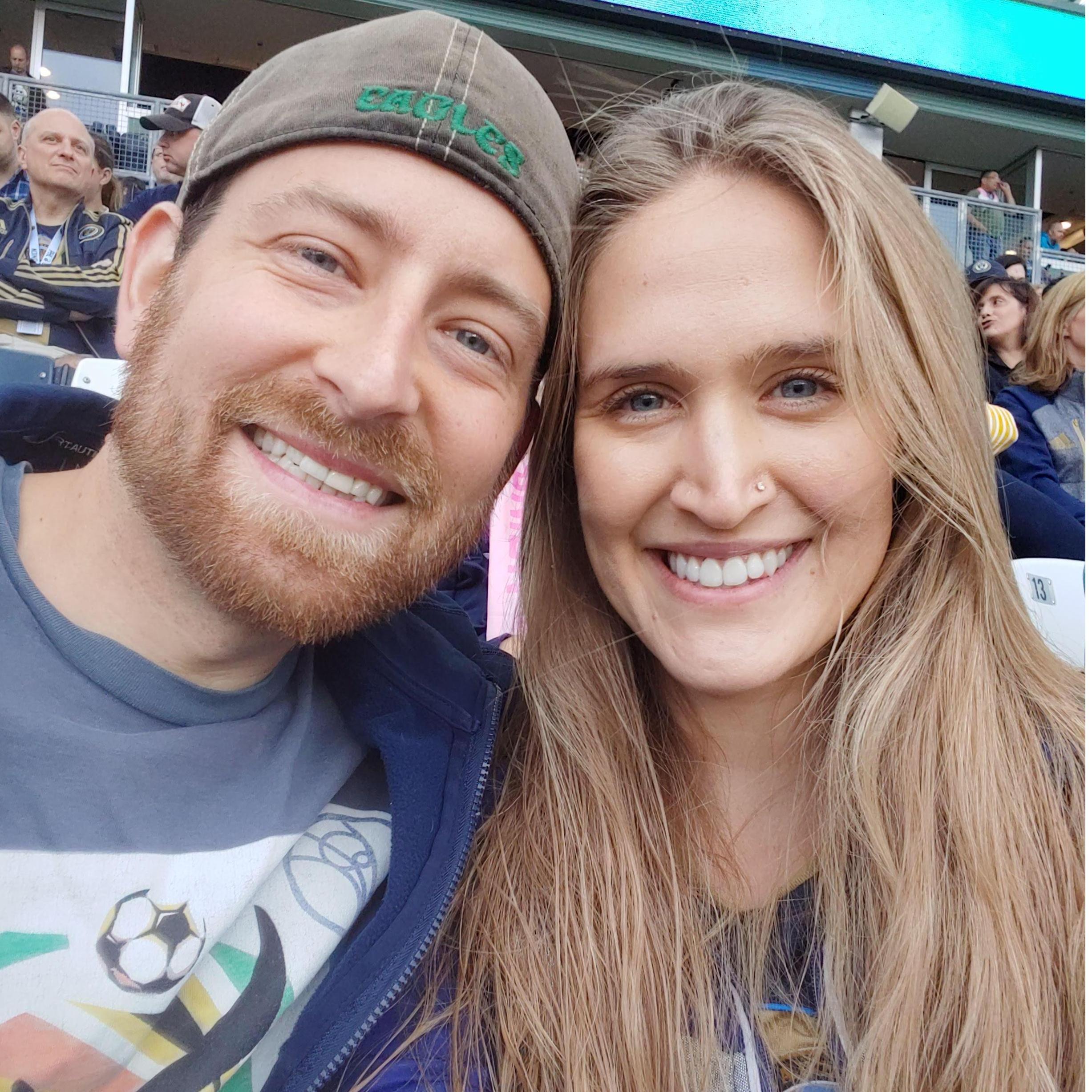 At Philadelphia Union Game in Chester, PA