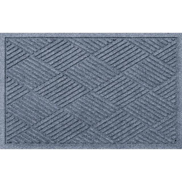 2'x3' Aqua Shield Diamonds Indoor/Outdoor Doormat Bluestone - Bungalow Flooring