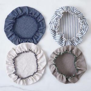 Linen & Cotton Bowl Covers (Set of 6)