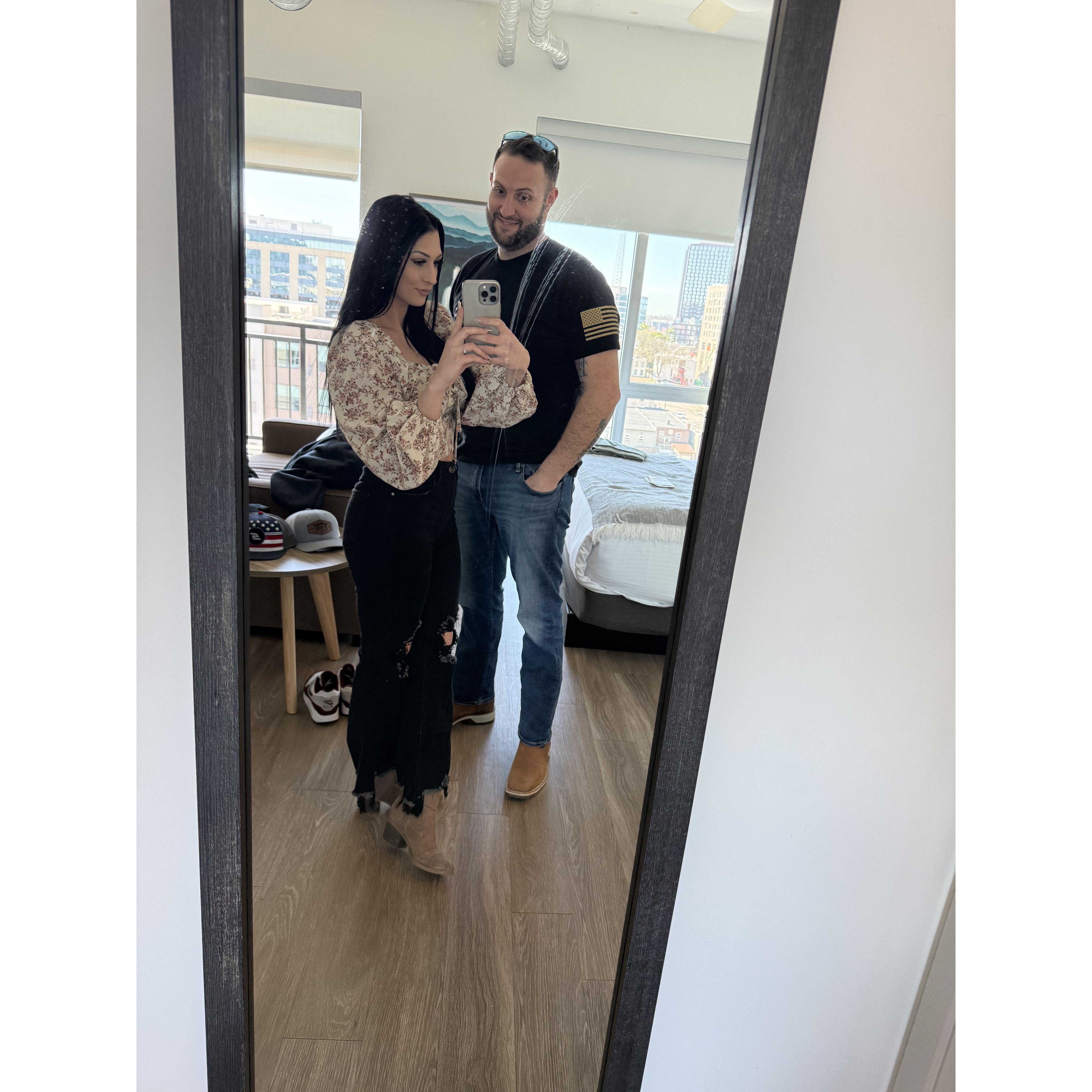 10 years, countless memories- celebrateing in Nashville.