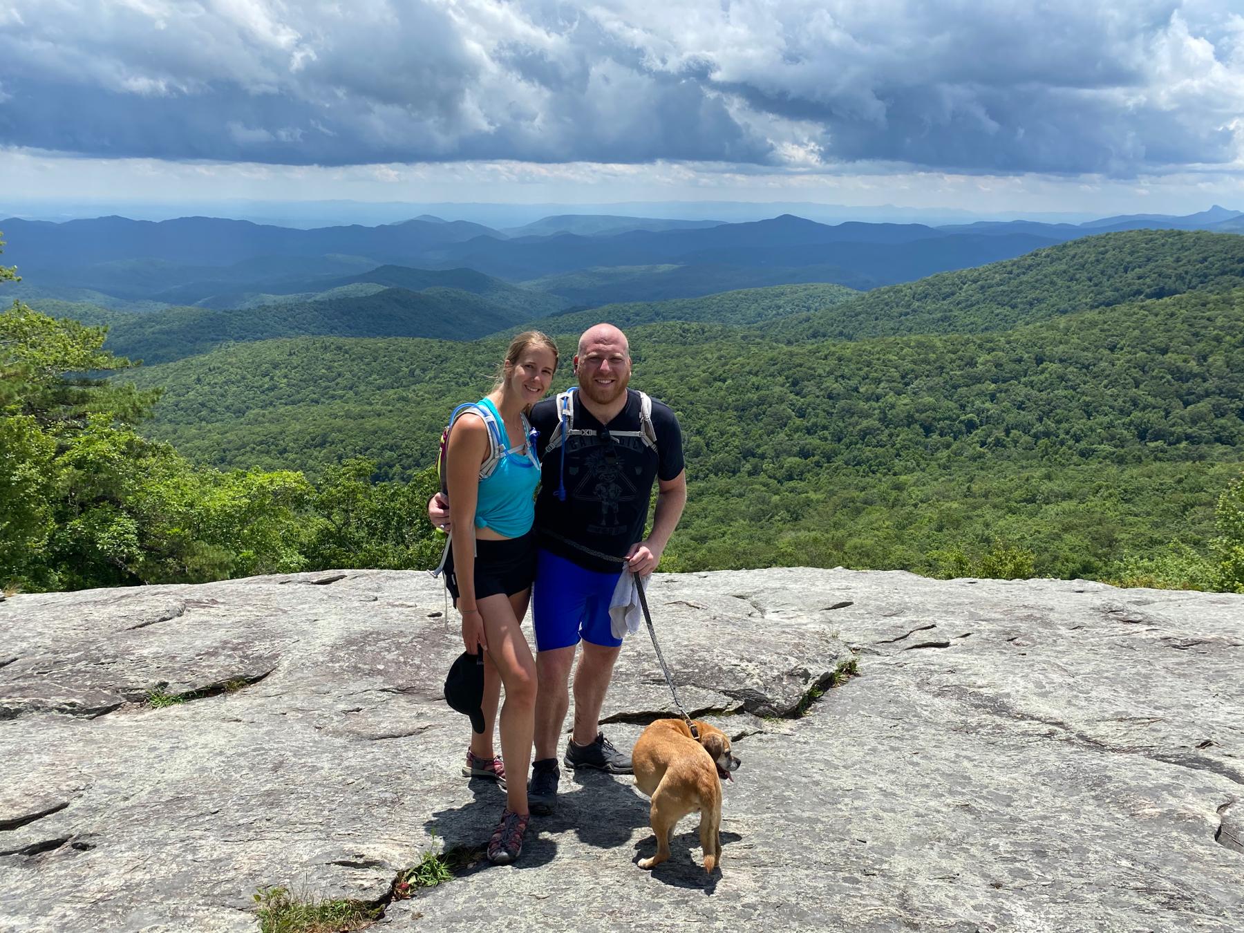 August 2020 in Asheville, NC. with Diezel.