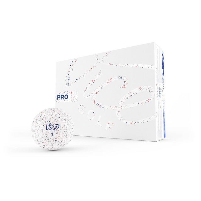 Vice Pro Drip Golf Balls 12pk - Red/Blue