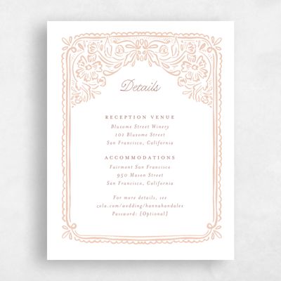 Peach, Orange Wedding Enclosure - Pienza