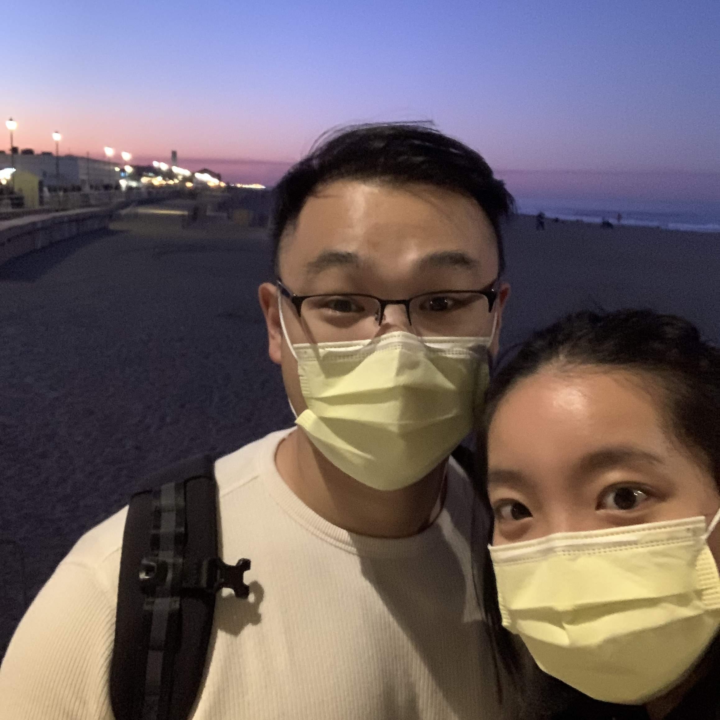 went to the beach.