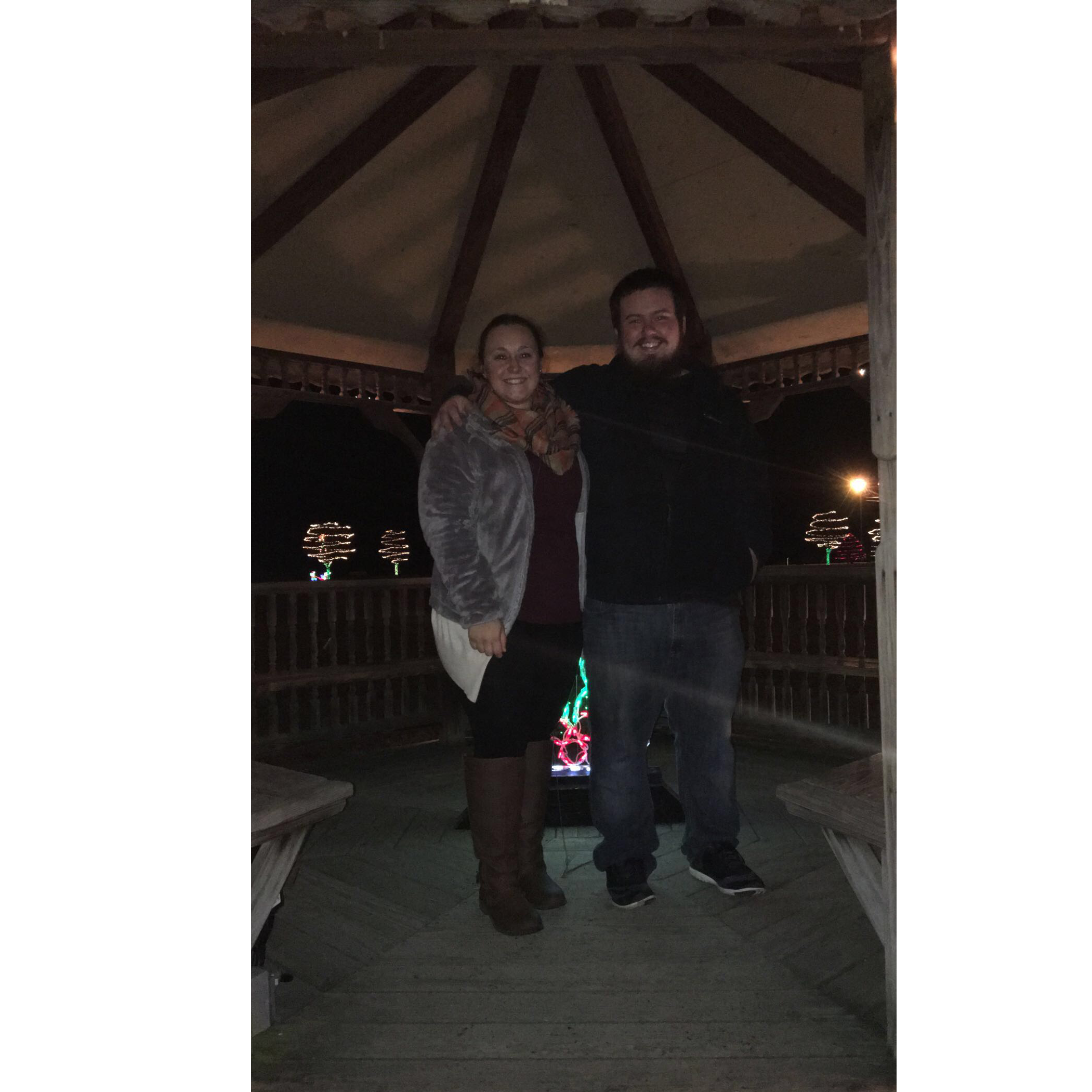 Right before Seth proposed in 2016!