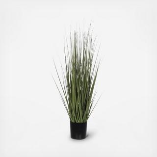 Potted Faux Tall Grass