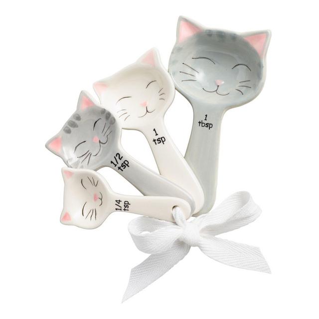 Cat Ceramic Measuring Spoons
