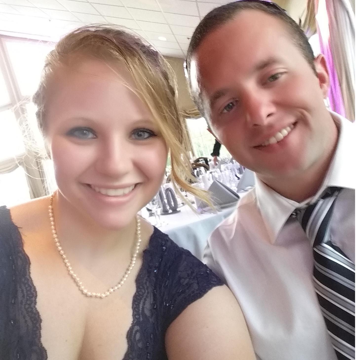 Their first wedding together! 
May 2015