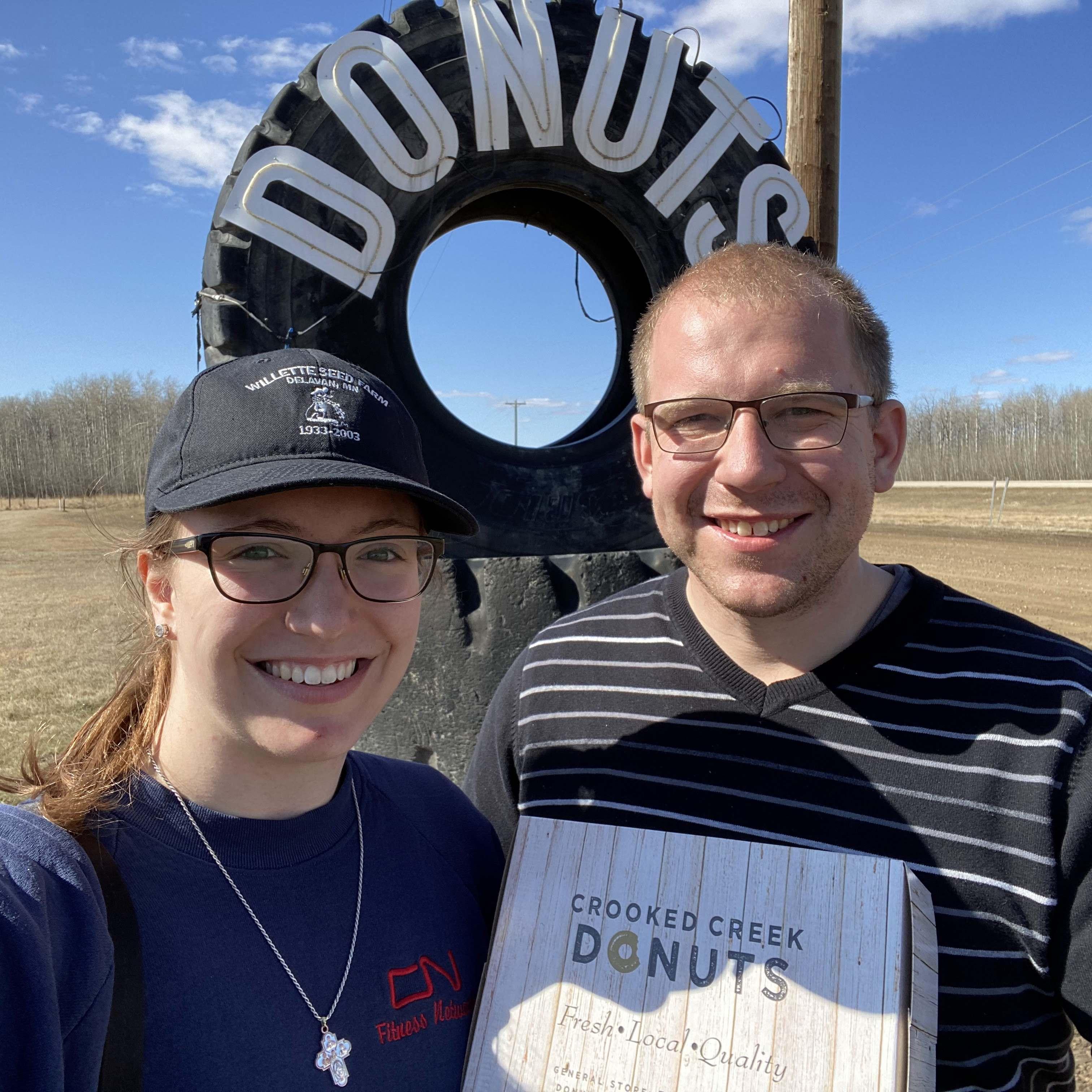Donuts from Crooked Creek on the way home from One Island Lake!