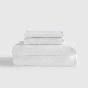 King Organic Bamboo Viscose Sheet Set in White