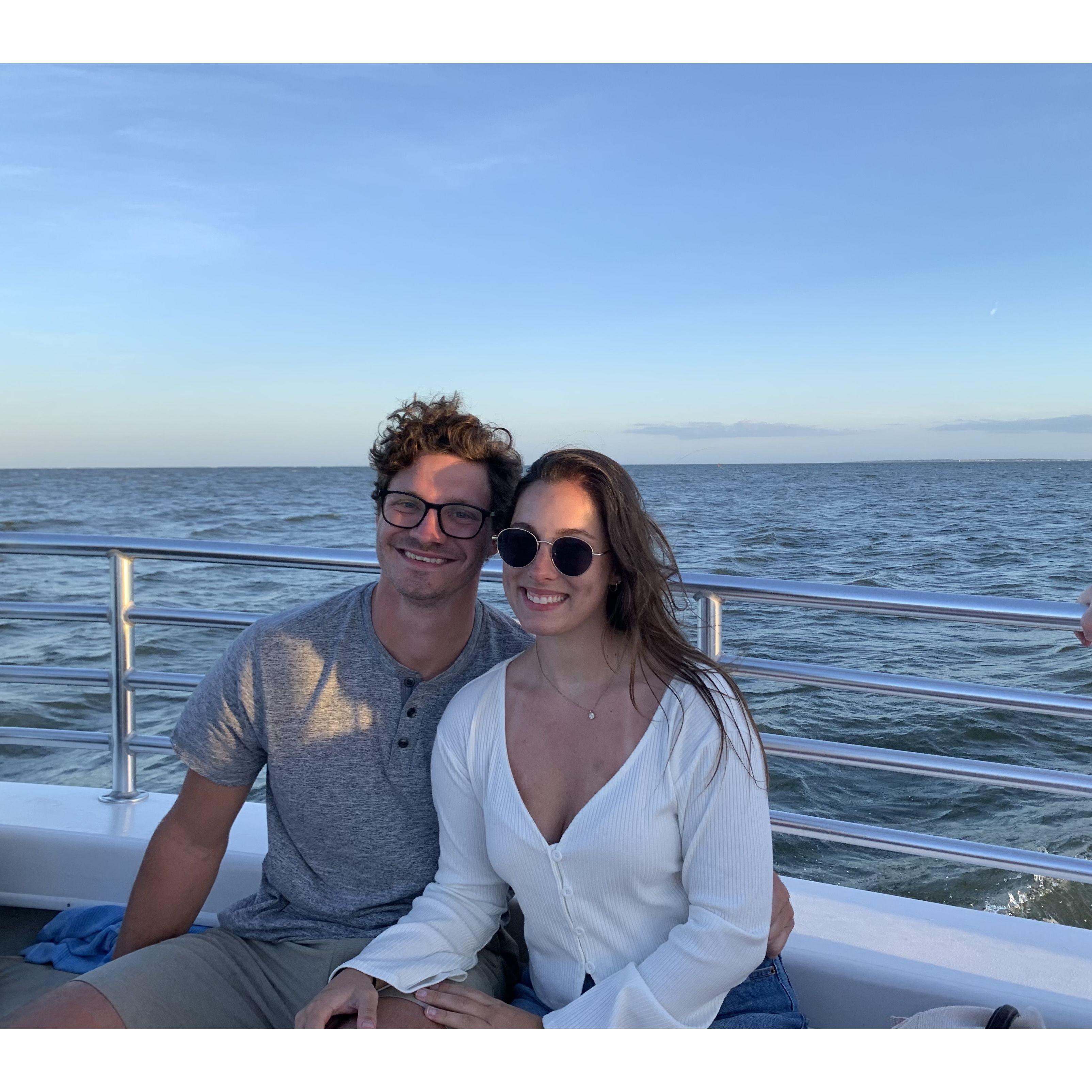 Boat ride in one of our favorite places, Hilton Head.