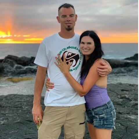 Our first official picture as an engaged couple!!!
