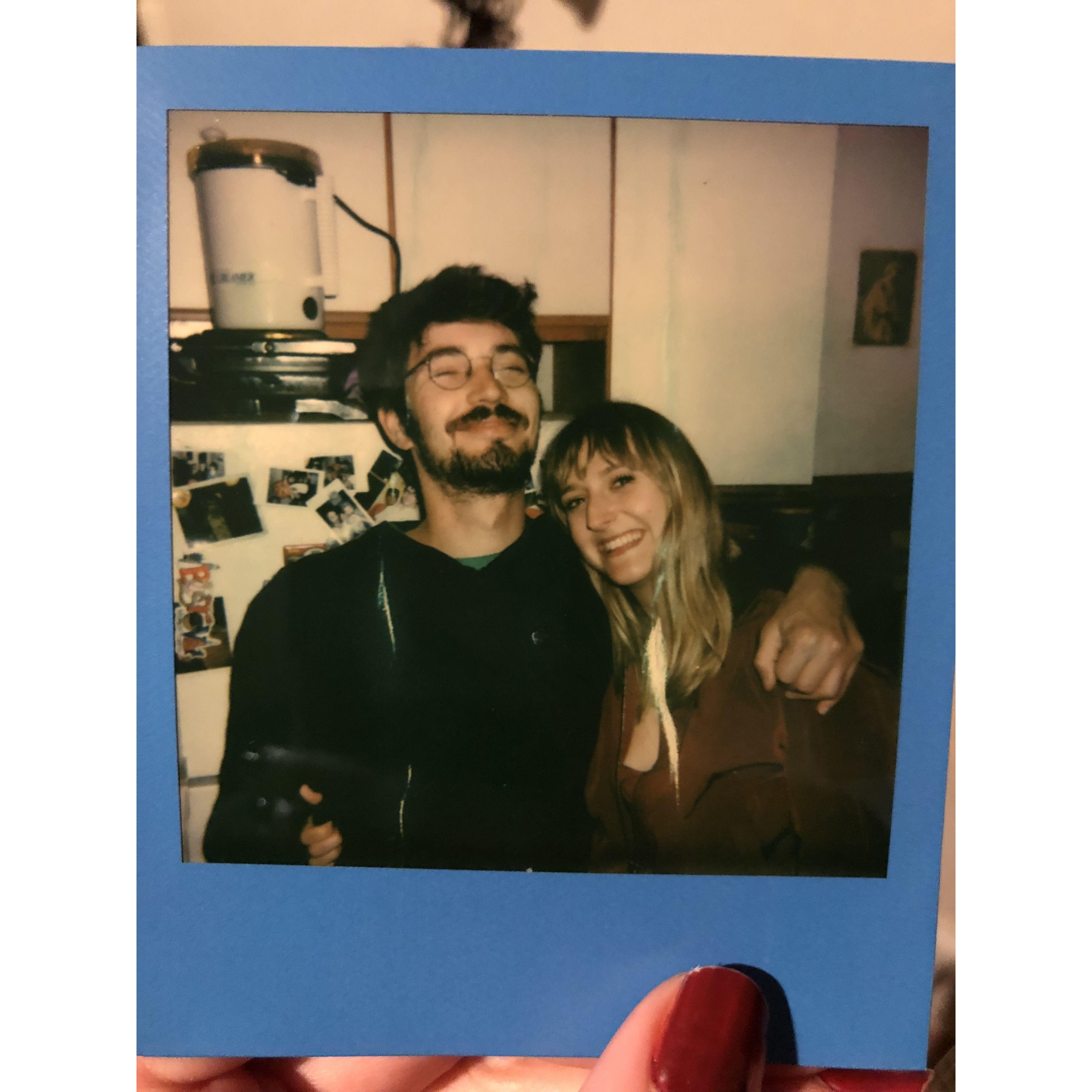 Early days at Nicks shared apartment