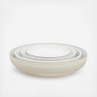 Natural Canvas 4-Piece Nesting Bowl Set