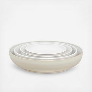 Natural Canvas 4-Piece Nesting Bowl Set