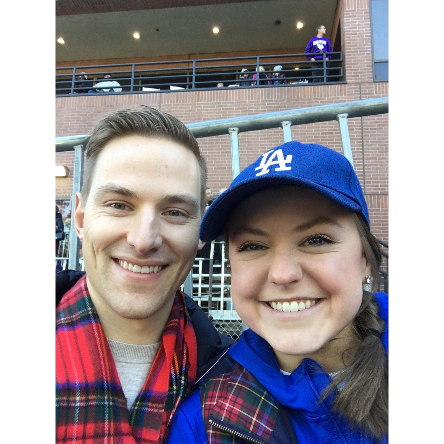Matt's first rose parade experience.