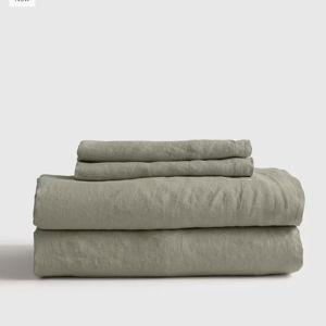 Linen Sheets | Quince in Willowleaf