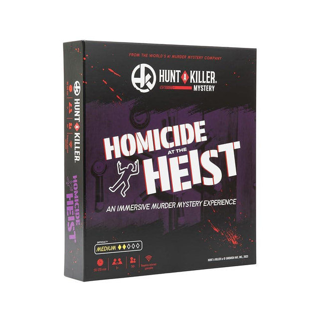 Hunt A Killer: Homicide at The Heist, Solve The Murder Mystery Game of a Brilliant Jewel Thief, for The True Crime–Obsessed Mom