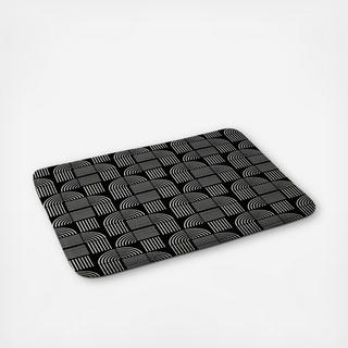 Balance Lines Pattern Memory Foam Bath Mat