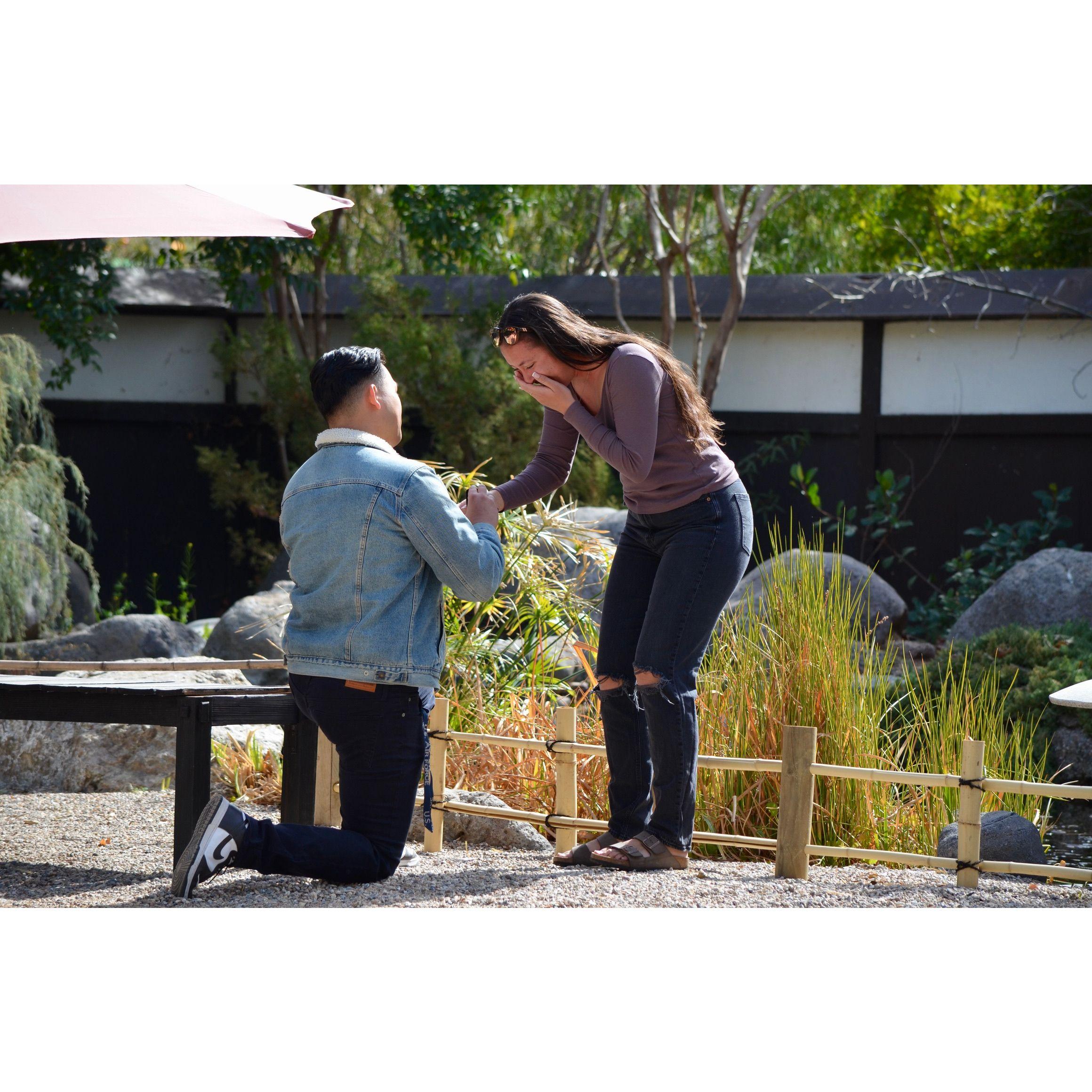 The realization of what was happening kicked in for both of us, and the happiest tears started flowing.