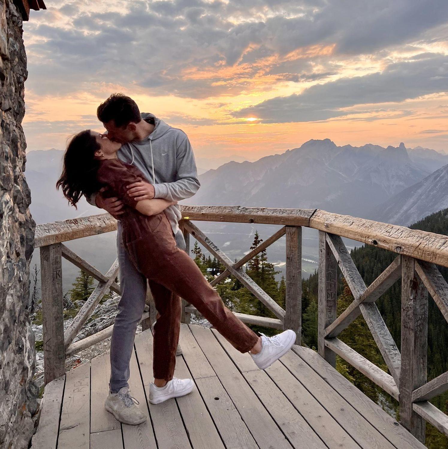 That one time everyone thought we were getting engaged at the top of a mountain in Banff