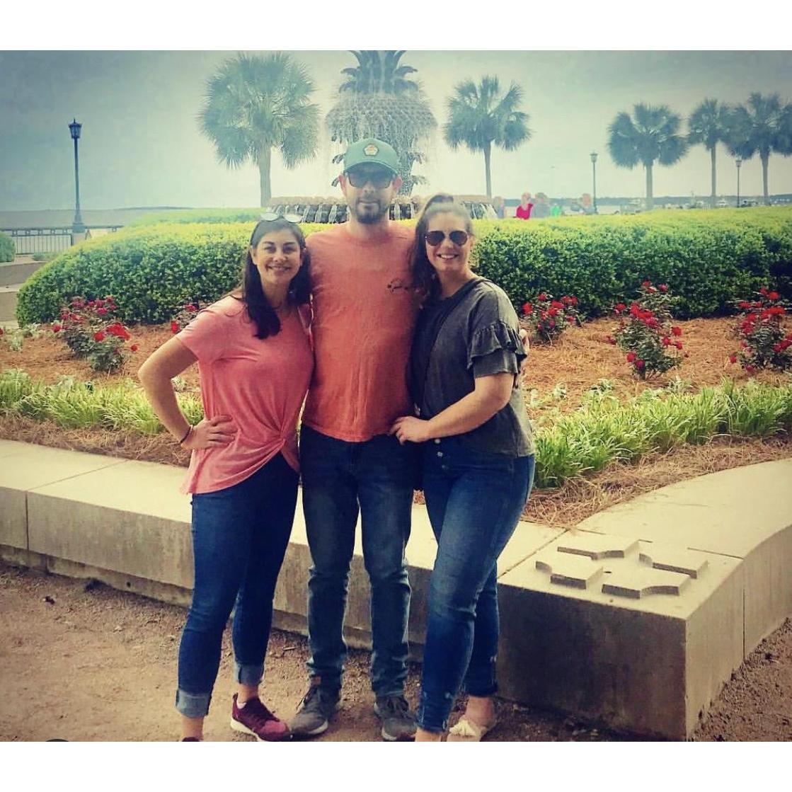 Alyse Andrew and I having fun in downtown Charleston!