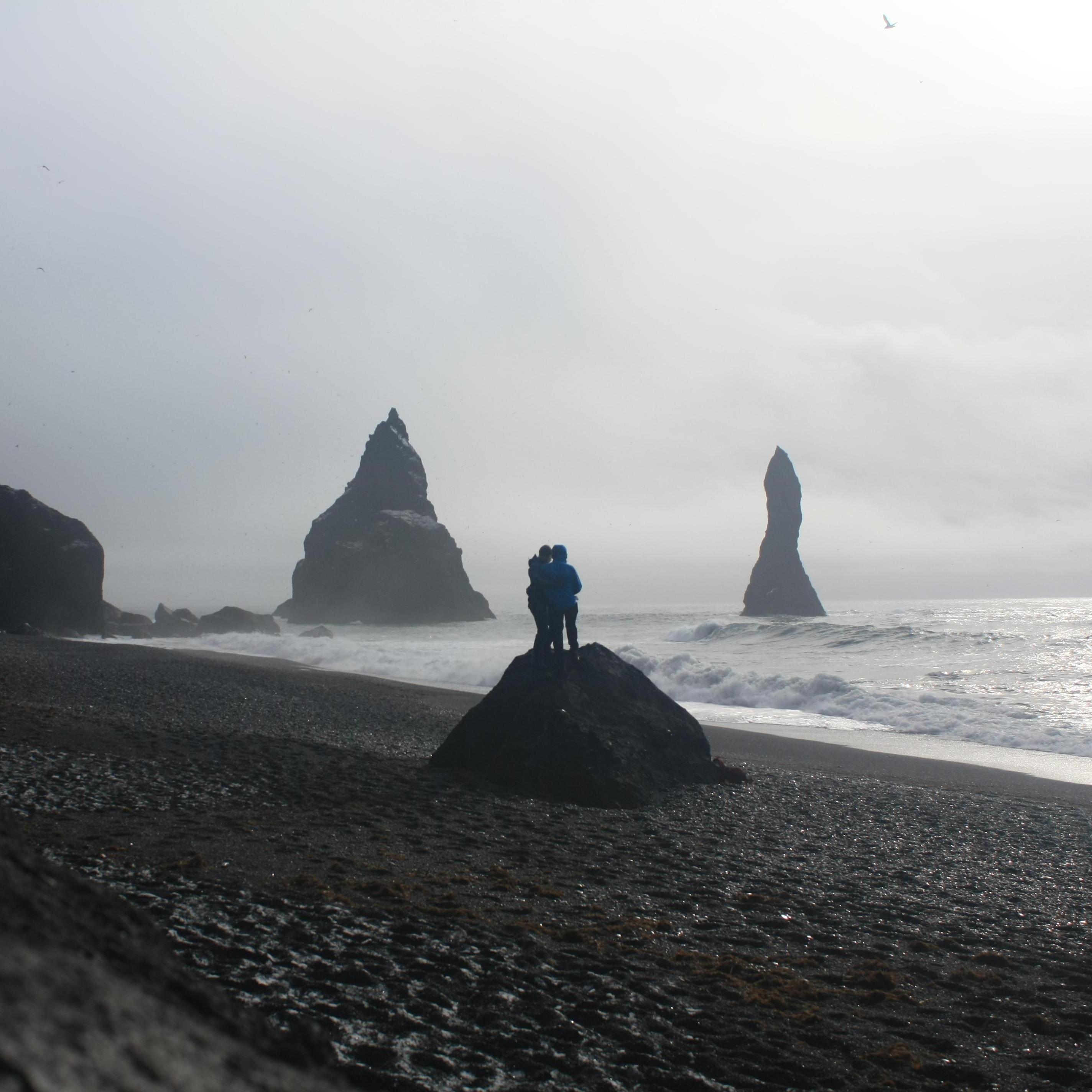 Black sand beaches in Iceland