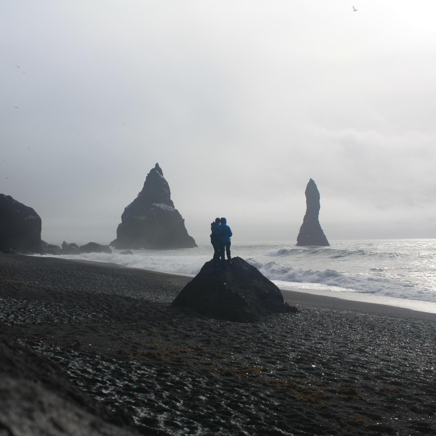 Black sand beaches in Iceland