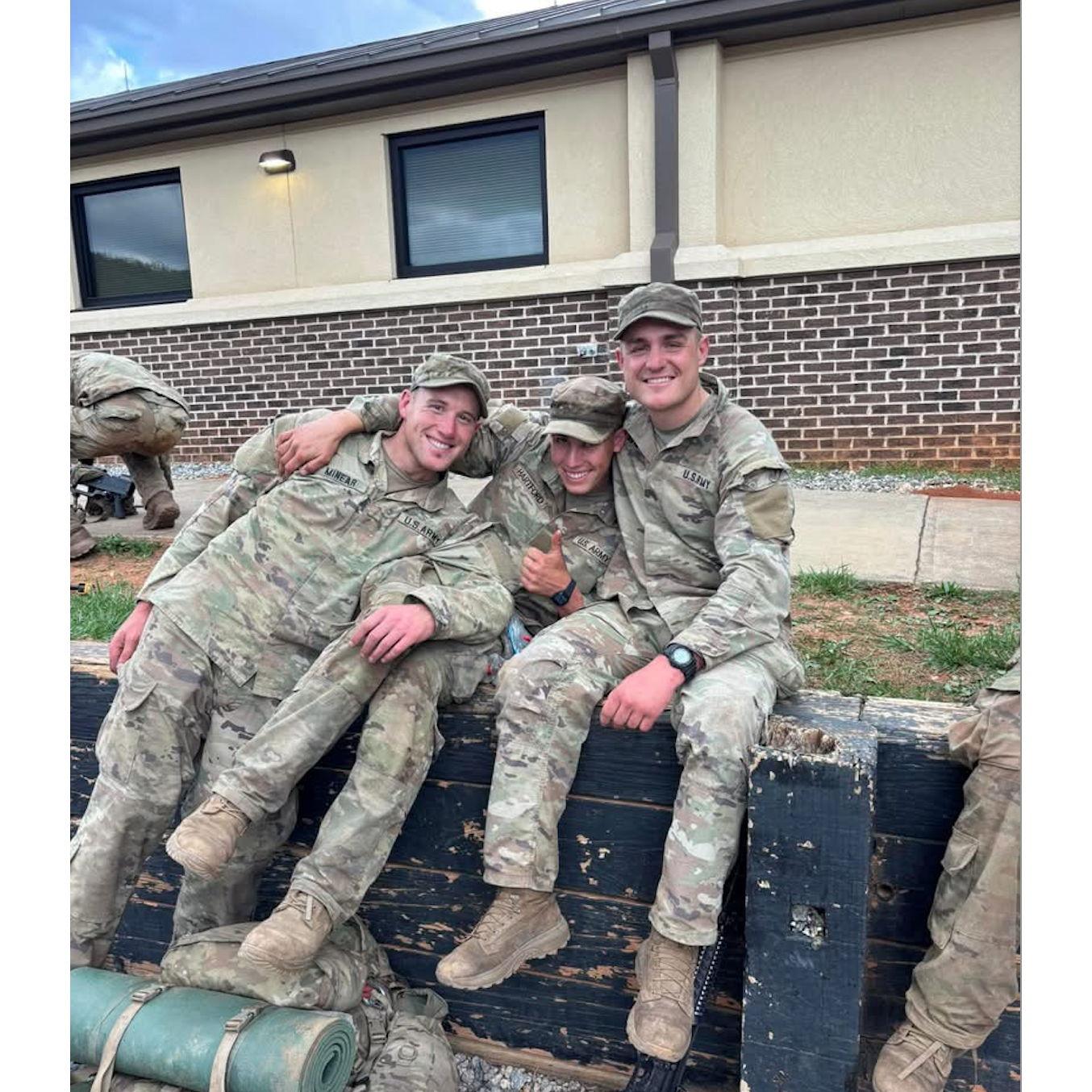Bryson at the end of Mountain Phase of Ranger School, the couple endures the hardest few months of long distance in the midst of wedding planning!