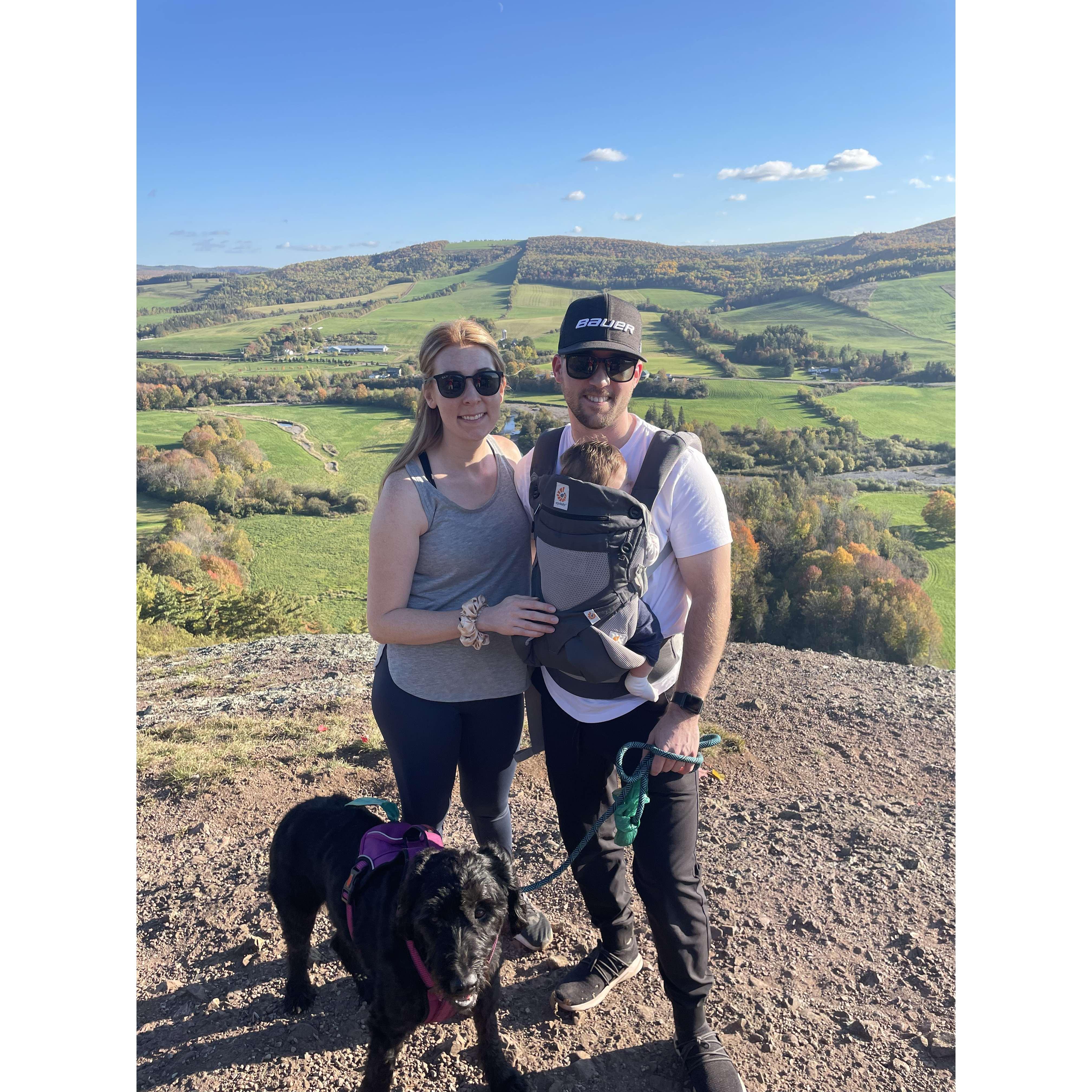 First hike with Andie Fall 2021