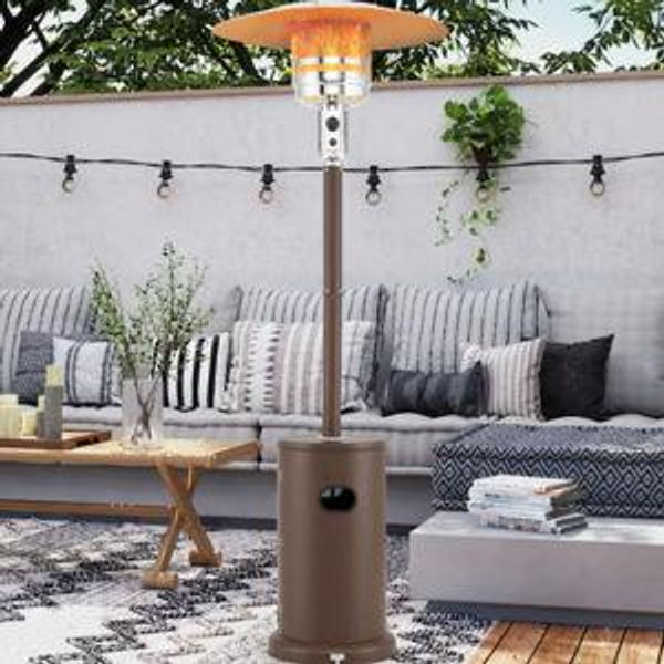 Mondawe 50000 -BTU Brown Iron Floorstanding Liquid propane Patio Heater