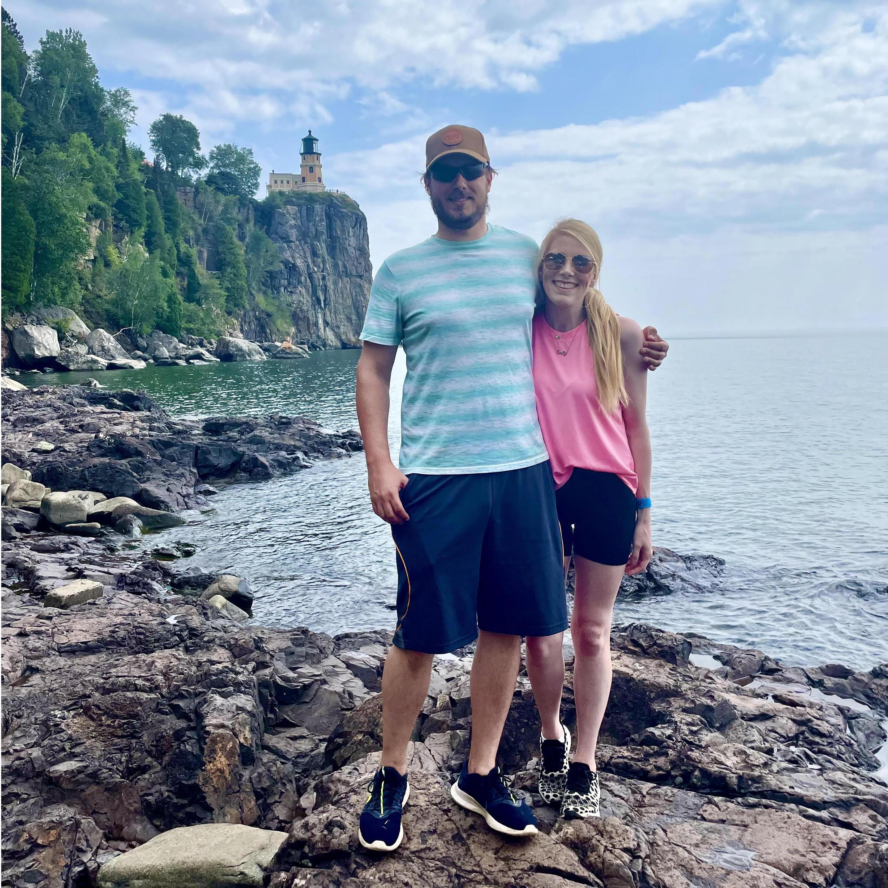 Split Rock State Park Hiking. Northeast of Two Harbors, Minnesota on the shores of Lake Superior. 2021